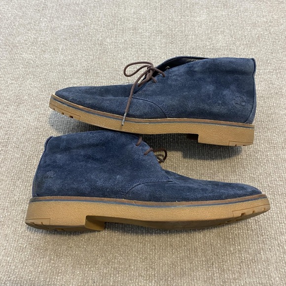 Timberland Other - Timberland‎ Boots Mens Size 10 Blue Suede Lace Up Chukka Ankle Casual A23W4